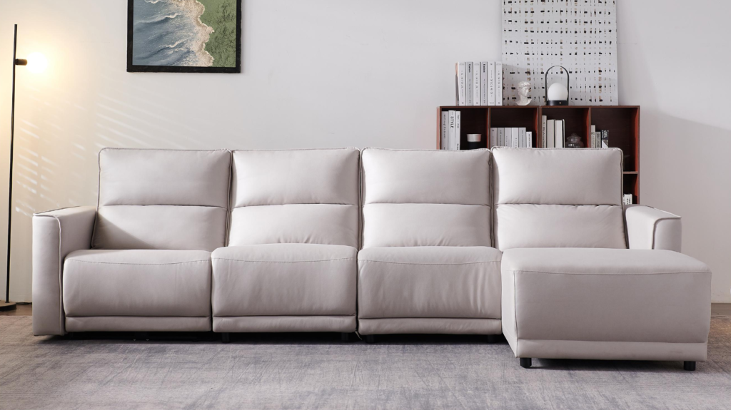 Pure White Prologue Minimalist Corner Sofa